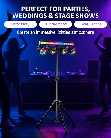 dj lights with stand