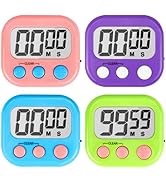 AOUVES Digital Timer for Kids Teacher Supplies Classroom Timer for Study Learning Management Kitc...