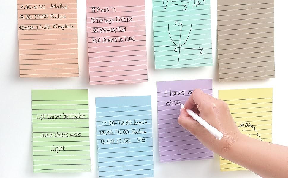 Versatile Uses: Perfect for office, school, home organization, meeting notes, or quick reminders.