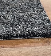 BAGAIL Felt and Natural Rubber Backing Rug Pads 1/4” Thick, 5 x 7 Ft Non Slip Carpet Gripper