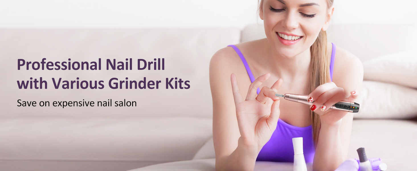 nail drill electric file nail drill Lima de taladro de uñas eléctrica inalámbrica