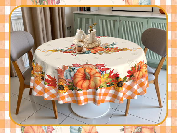 autumn tablecloth