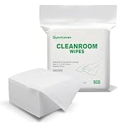 Synvicovan Cleanroom Wipes 12" x 12" Lint Free Wipes for Laboratory, Electronics, Pharmaceutical,...