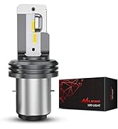 Nilight NIXMEN BA20d H6 LED Motorcycle Headlight Bulb Hi/Lo Beam S2 Light Bulb Conversion Kit for...