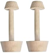 DPWOUM 2Pcs Woodiness Tart Tamper Pastry Tamper Double Side Wooden Egg Tart Tamper Mold DIY Cake ...