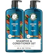 Herbal Essences Argan Oil Repair Shampoo & Conditioner Set, Moisturizes & Smoothes, Paraben-Free,...