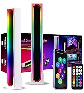 MIHEAL Smart LED Tunnel Light Bars, RGB Light Bars with 20 Scene Modes and Music Sync Modes, Whit...