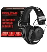 PROHEAR EM011 Slim Electronic Shooting Earmuffs – 23dB NRR Hearing Protection for Youth & Women –...
