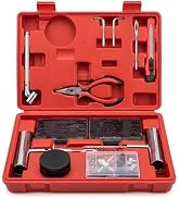 TOURGUARD Tire Plug Kit - 68pcs Heavy Duty Tire Repair Kit, Universal Tire Repair Tools to Fix Pu...