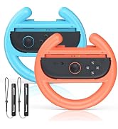 Steering Wheel Hand Grips for Nintendo Switch 2(2025)/Swith 1/Switch OLED, Racing Wheels Handle A...
