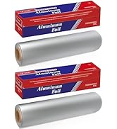 Ox Plastics Aluminum Foil Wrap | Heavy-Duty, Commercial Grade for Food Service Industry | Silver ...