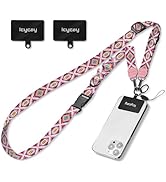 Icycay Phone Lanyard Crossbody, Cell Phone Lanyard for Around The Neck Adjustable Phone Strap, Cu...