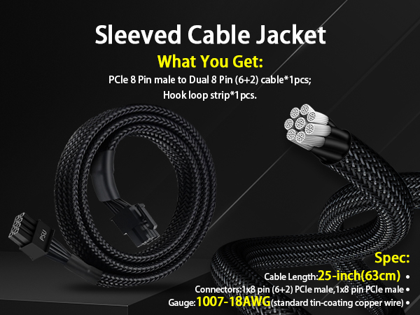 evga power supply cable