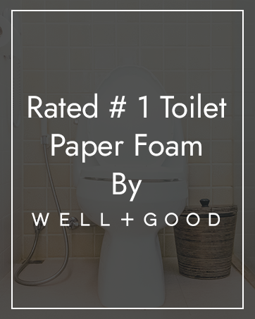 toilet paper foam