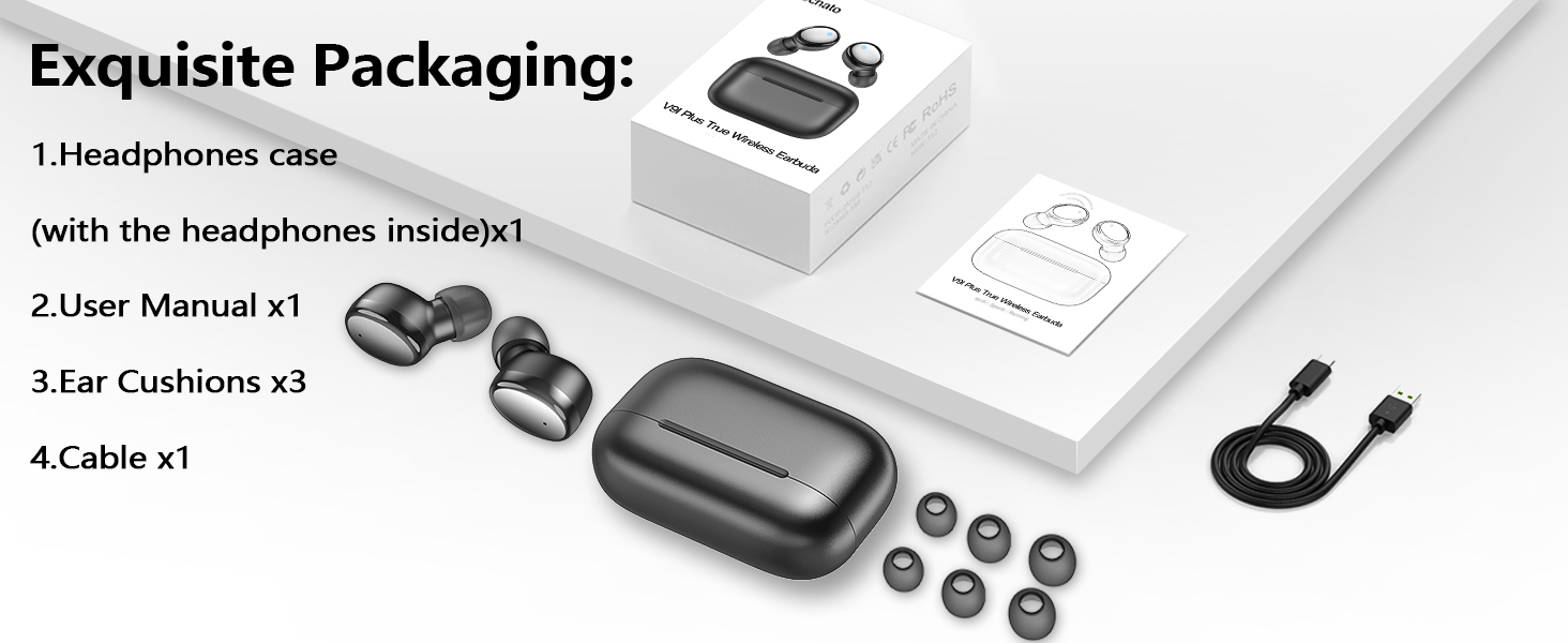 Wireless earbuds