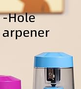 ZMOL Electric Pencil Sharpener Battery Operated Power Kids for Colored & Jumbo Pencils No.2/(6-12...