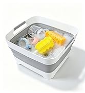 GIMWA Wash Basin for Baby Bottles, Foldable, Versatile Wash Tub for Kitchen, RV, Outdoor Camping ...