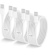 3-Pack 6.6FT 60W USB C to USB C Cable, Type C to Type C Cable,Fast Charging Cable for iPhone Air ...