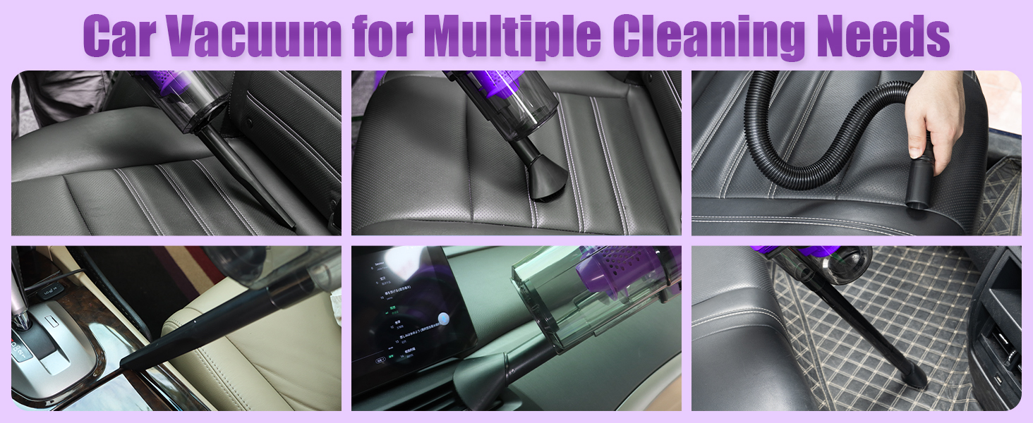 purple car vacuum