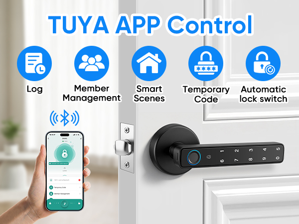 Smart Door Lock with Knob