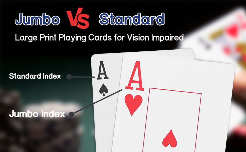 Playing Cards Large Print for Adults