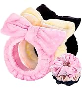 LEOBRO Spa Headband for Skin Care and Makeup, Headbands for Washing Face for Teen Girls Women, wi...