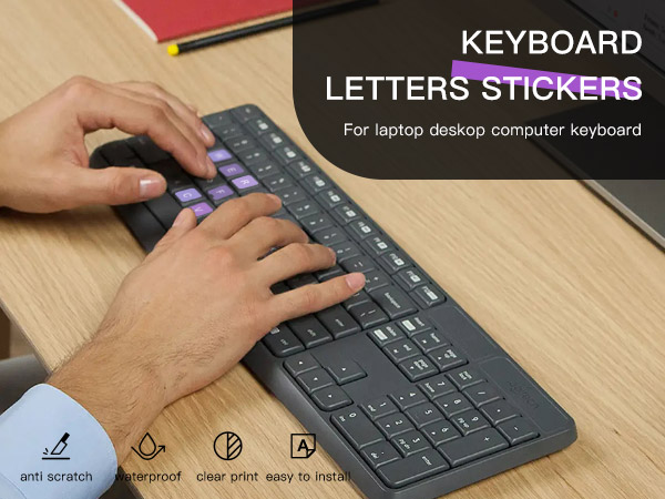 english Keyboard Stickers