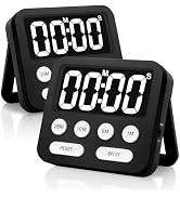 Pomodoro Timer, Digital Productivity Timer with Large Display, Kitchen Timers for Cooking, Settin...