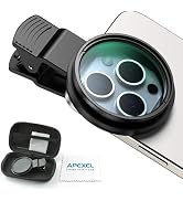 APEXEL CPL 52mm Circular Polarizer Polarizing Filter for iPhone/DSLR for iPhone Camera Lens 16 15...