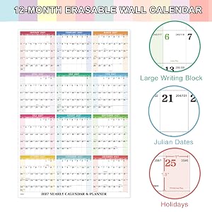 wall calendar 2027