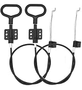 ttmagic 2Pcs Recliner Cables Replacement D-Ring Pull Handle, Metal Recliner Release Cable, Expose...