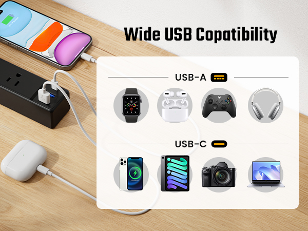 3 USB Charging Station