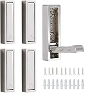 Wall Hooks, 5Pcs Folding Hook Zinc Alloy Coat Hooks Wall Mounted for Hanging Heavy Duty, Towel, C...