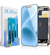 guleek for iPhone 14 Pro Max Screen Replacement, 6.7 Inch Full HD LCD and Touch Digitizer Assembl...