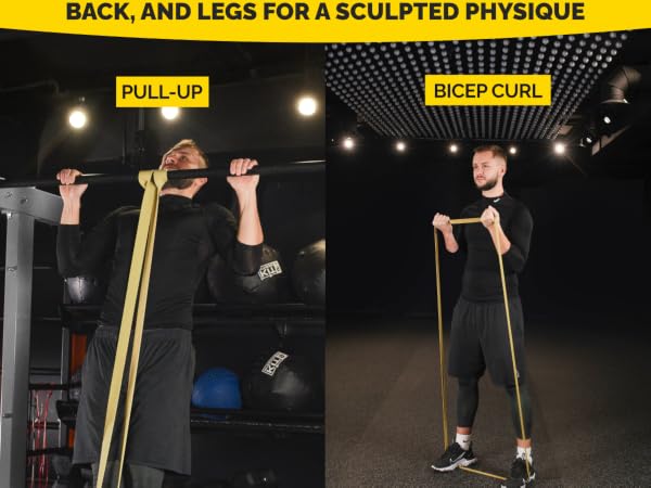 Exercises with Tribe Lifting Long Resistance Bands Set