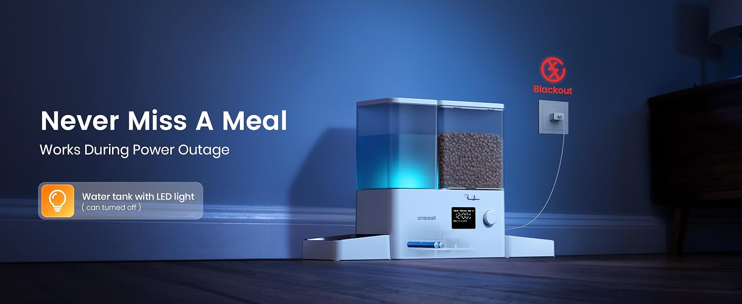 automatic cat feeder and water