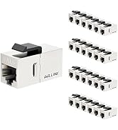 iwillink Cat6 Coupler RJ45 Cat6 Shielded Coupler 25-Pack, Ethernet Coupler, Female to Female Cat6...