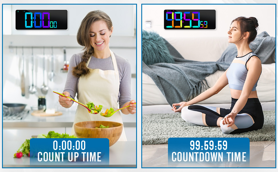 COUNT UP TIMER /COUNTDOWN TIME