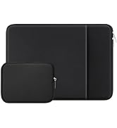 RAINYEAR 14 Inch Laptop Sleeve Case Protective Soft Padded Zipper Cover Carrying Computer Bag wit...