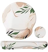 iLeadon Mouse Pad with Wrist Rest Set, Ergonomic Mouse Pad with Non-Slip Base for Computer Home O...