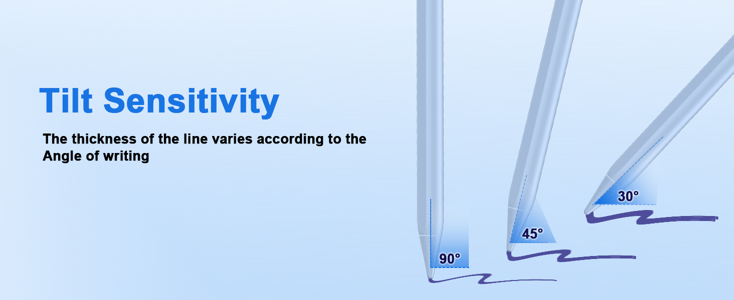 stylus pen for ipad with tilt sensitivity