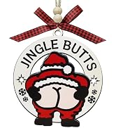 Funny Christmas Ornaments 2024, Funny Ornaments for Adults Exchange, Ugly Ornaments Farting Santa...