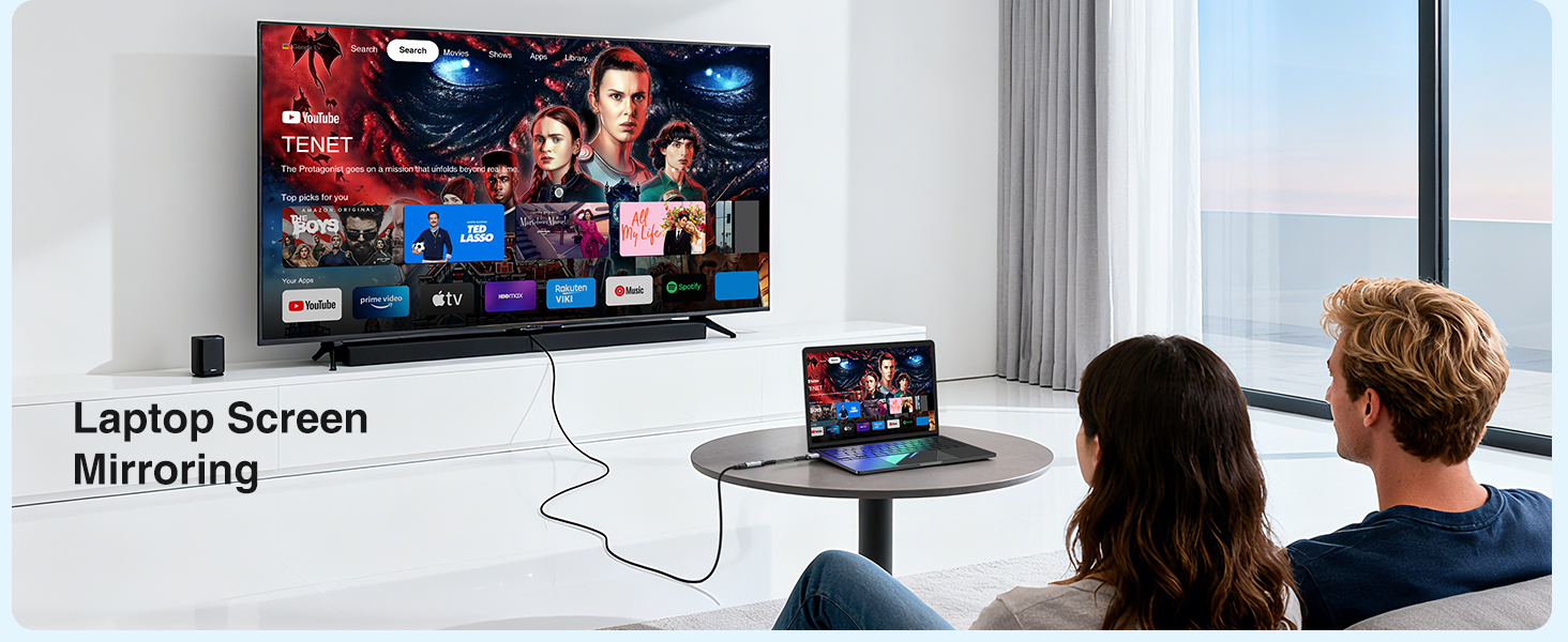 Series of images showing people viewing large display screens in office or presentation settings with digital content.