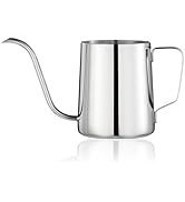 PARACITY Pour Over Kettle, Gooseneck Spout Coffee Tea Pot,12OZ Hanging Ear Hand Blunt Long Narrow...