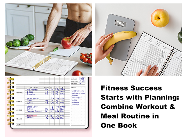 Fitness Journal Workout Planner for Women & Men