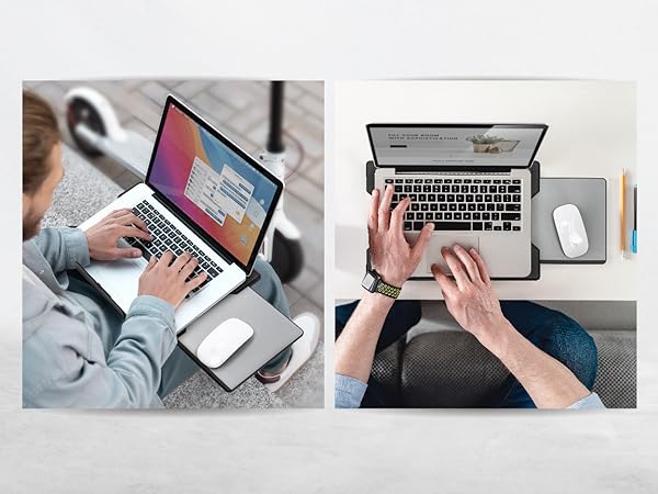 Portable foldable Computer laptop cooling pad lap board desktop holder drawing stands travel trays