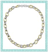 UNY JEWEL Jewelry Make a Statement with Foxtail Link Chain Necklace Designer Brand Inspired Women...