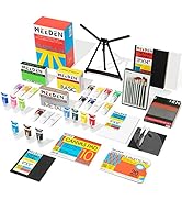 MEEDEN Painting Set with 24×120ML Heavy-Body Acrylic Art Paint Set, Painting Kit with Aluminum Ta...