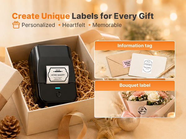 label maker machine with tape label printer thermal printer sticker printer thermal label printer