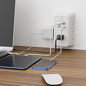 USB Wall Charger Surge Protector